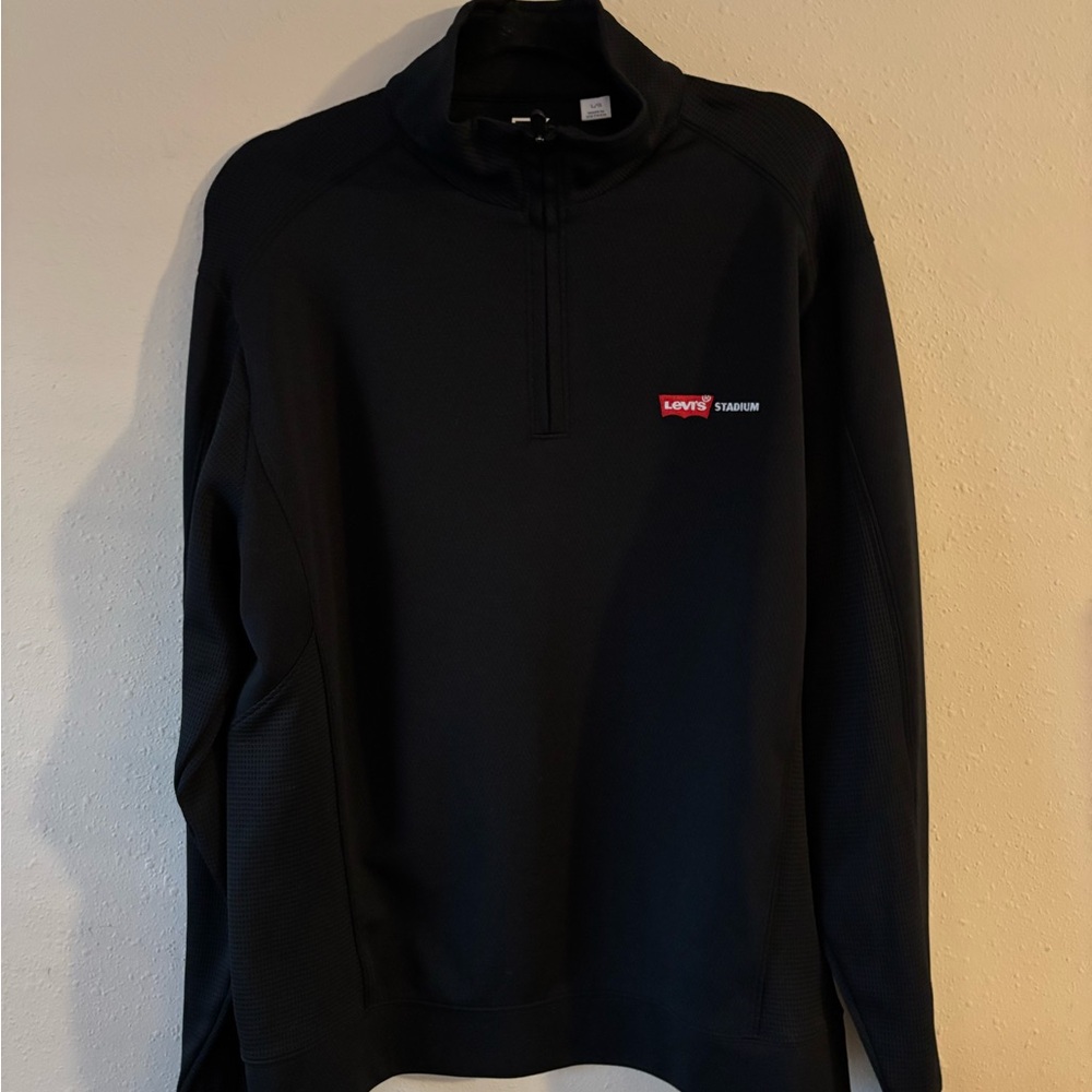 Cutter & Buck Levi’s Stadium Black DryTec Pullover